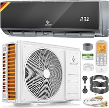 KESSER® Split Klimaanlage Set Quick Connect – WiFi & App Klimagerät mit Heizfunktion & Kühlm…
