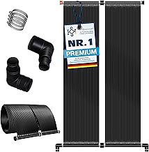 KESSER® Solarkollektor Poolheizung 300×70 cm, Pool Zubehör, Wärmepumpe Pool, Solar Poolheizer …