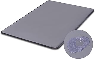 Wassericht Hundematte Outdoor-90x57cm,Hundebett Grosse Hunde aus Kunstleder | Einfach zu Reinigen…