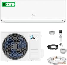 Kältebringer® Split Klimaanlage 12000 BTU 3,7 kW R290 Kältemittel | Ohne F-Gas – A+++ Klimager…