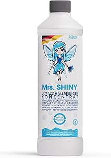 Mrs. SHINY Ultraschallreiniger Konzentrat für Brillen & Schmuck, 750 ml | Reinigungsflüssigkeit…
