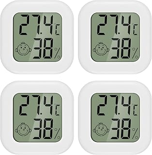 PAIRIER Luftfeuchtigkeitsmesser Thermometer Hygrometer Innen Digital