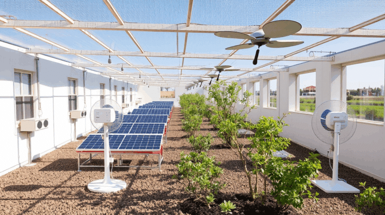 Sonnenenergie für kühle Räume